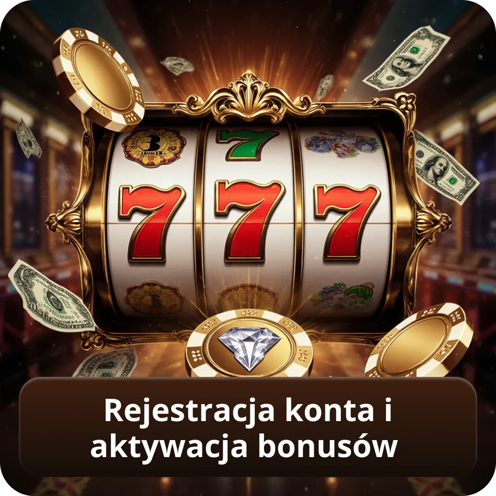 Rejestracja konta i aktywacja bonusów